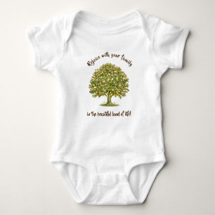Familieboomcitaat Kleding voor Familie die samenko Romper