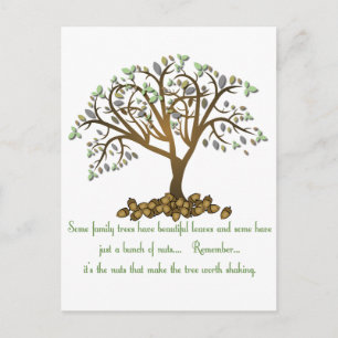 Familieboomnoten Briefkaart