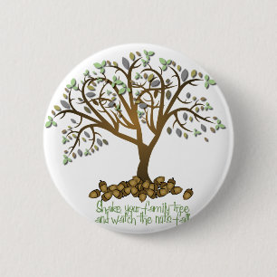 Familieboomnoten Ronde Button 5,7 Cm