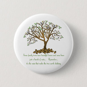 Familieboomnoten Ronde Button 5,7 Cm