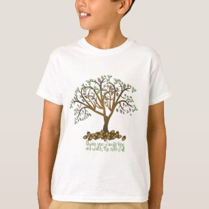 Familieboomnoten T-shirt