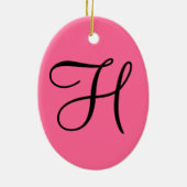 Familieboomversiering Keramisch Ornament (Achterkant)