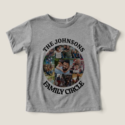 Familiecirkel | Aangepaste unieke fotocollage (Design voorkant)