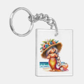 FAMILIECONTACTGEGEVENS, NOEM MAAR OP! DLEUTELHANGE SLEUTELHANGER (Voorkant Links)