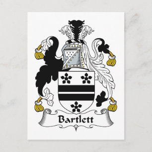 Familiecrest van Bartlett Briefkaart