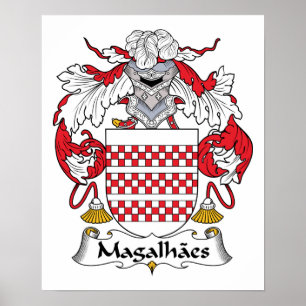 Familiecrest van Magalhaes Poster
