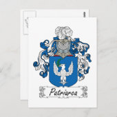 Familiecrest van Patriarca Briefkaart (Voorkant / Achterkant)