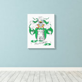 Familiecrest van Velasquez Canvas Afdruk (Insitu (Houten vloer))