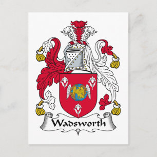 Familiecrest Wadsworth Briefkaart