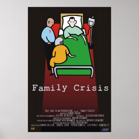 Familiecrisis Poster (Voorkant)