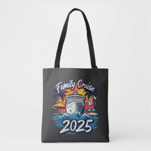 Familiecruise 2025 Familie Matching Crew Ship Draagtas