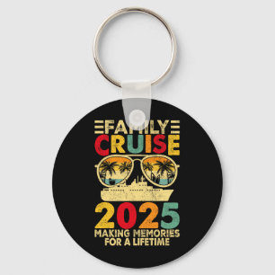 Familiecruise 2025 Familie Matching T-shirt Zomer Sleutelhanger