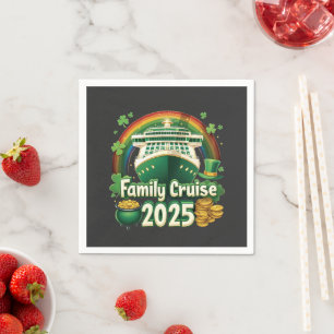 Familiecruise 2025 St. Patrick's Matching Lucky Servet