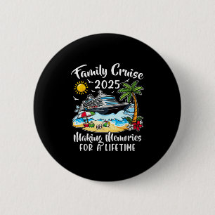 Familiecruise 2025 Vakantie Familiecruise Ronde Button 5,7 Cm