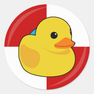 Familiecruise Ducks Kinder Verzamelbaar Ronde Sticker
