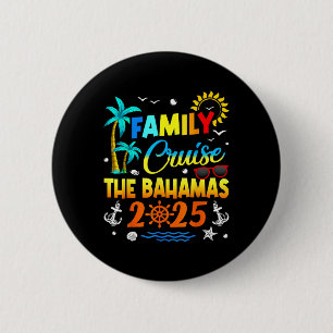 Familiecruise op de Bahama's 2025 Summer Matching Ronde Button 5,7 Cm