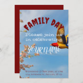 Familiedag Kaart (Voorkant / Achterkant)