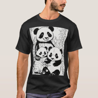 Familiefeest van Panda T-shirt
