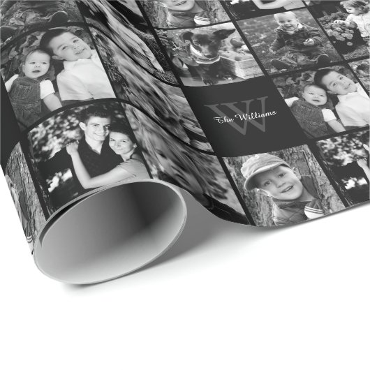 Familieforcollage Cadeaupapier (Rol Hoek)