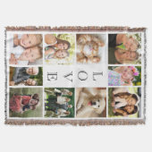 Familieforcollage Deken (Voorkant)