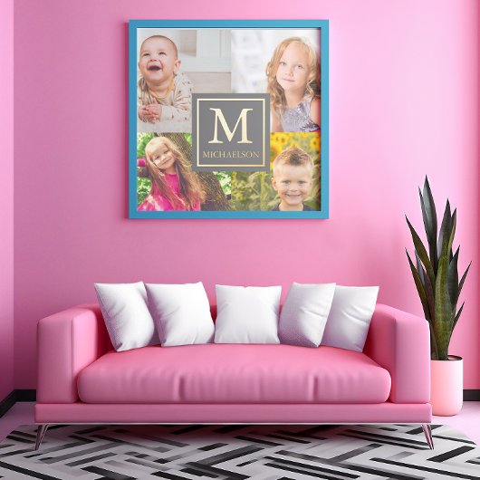 Familieforcollage Folie Afdrukken