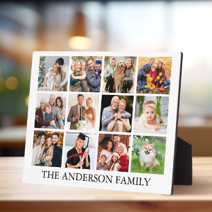 Familieforcollage Fotoplaat