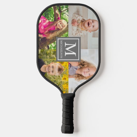 Familieforcollage Pickleball Paddle (Achterkant)