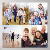 Familieforcollage Poster (Voorkant)