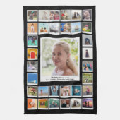 Familieforcollage Theedoek (Verticaal)