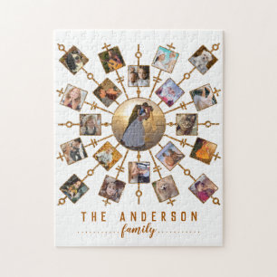 Familieforum Foto collage 21 Afbeeldingen White Go Legpuzzel