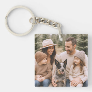 Familiefoto Acryl Sleutelhanger