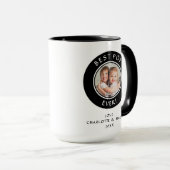 Familiefoto Beste Pop ooit Modern Fun Dad Sjabloon Mok (Voorkant rechts)