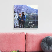 Familiefoto canvas Met Namen (Insitu (Woonkamer))
