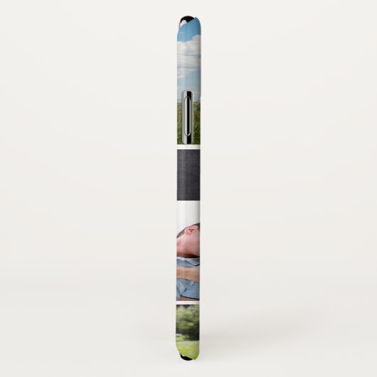Familiefoto Collage Chalkboard gezegend Case-Mate iPhone Case (Achterkant / rechts)