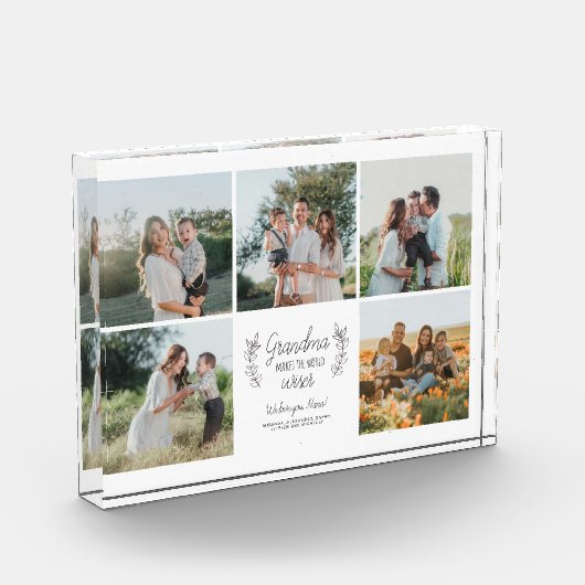 Familiefoto collage gepersonaliseerde liefde je om fotoblokken (Links)