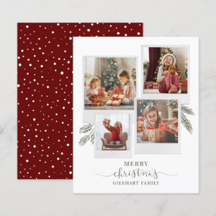 Familiefoto Collage Kerst Feestdagen Groeten