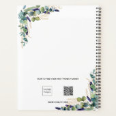 Familiefoto eucalyptus wit elegant 2025 planner (Achterkant)