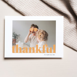 Familiefoto Gelukkig Thanksgiving Dankbare Postk Briefkaart
