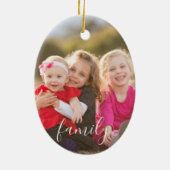 Familiefoto Keramisch Ornament (Achterkant)