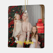 Familiefoto Keramisch Ornament – Modern Keepsake (Links)