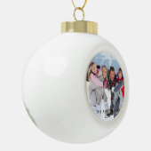Familiefoto Keramische Bal Ornament (Links)