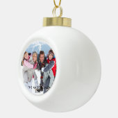 Familiefoto Keramische Bal Ornament (Rechts)