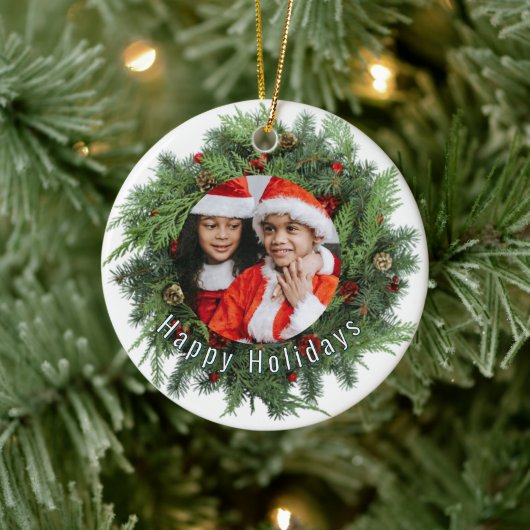 Familiefoto Kerst Ornament - Custom Gift (Boom)