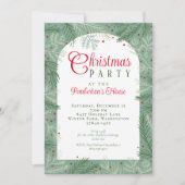 Familiefoto Kerstfeest Uitnodiging (Voorkant)