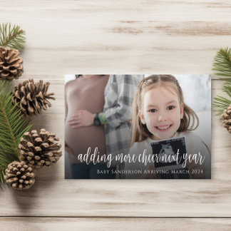 Familiefoto Kerstmis Zwangerschapsaankondiging Kaa