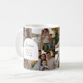 Familiefoto Mok Moderne Beste Moeder Ooit Mok (Voorkant links)