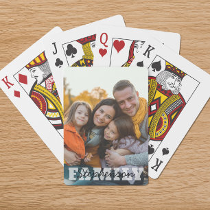 Familiefoto Naamoverlay Pokerkaarten