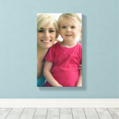 Familiefoto op Canvas Muurkunst Afdruk (Insitu (Houten vloer))