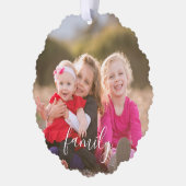 Familiefoto Ornament Kaart (Links)