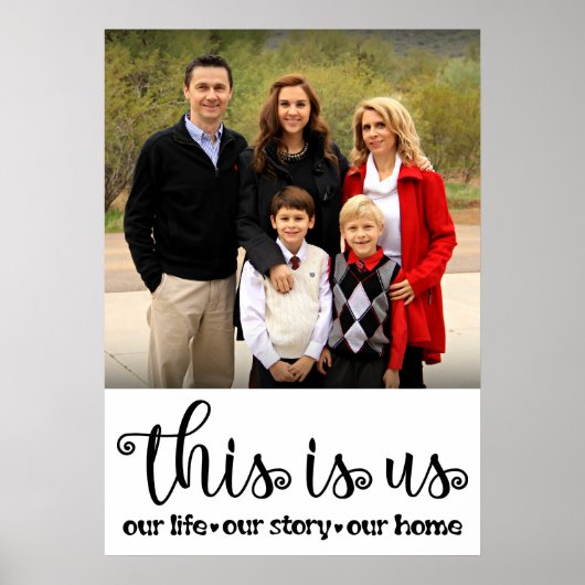 Familiefoto Poster (Voorkant)